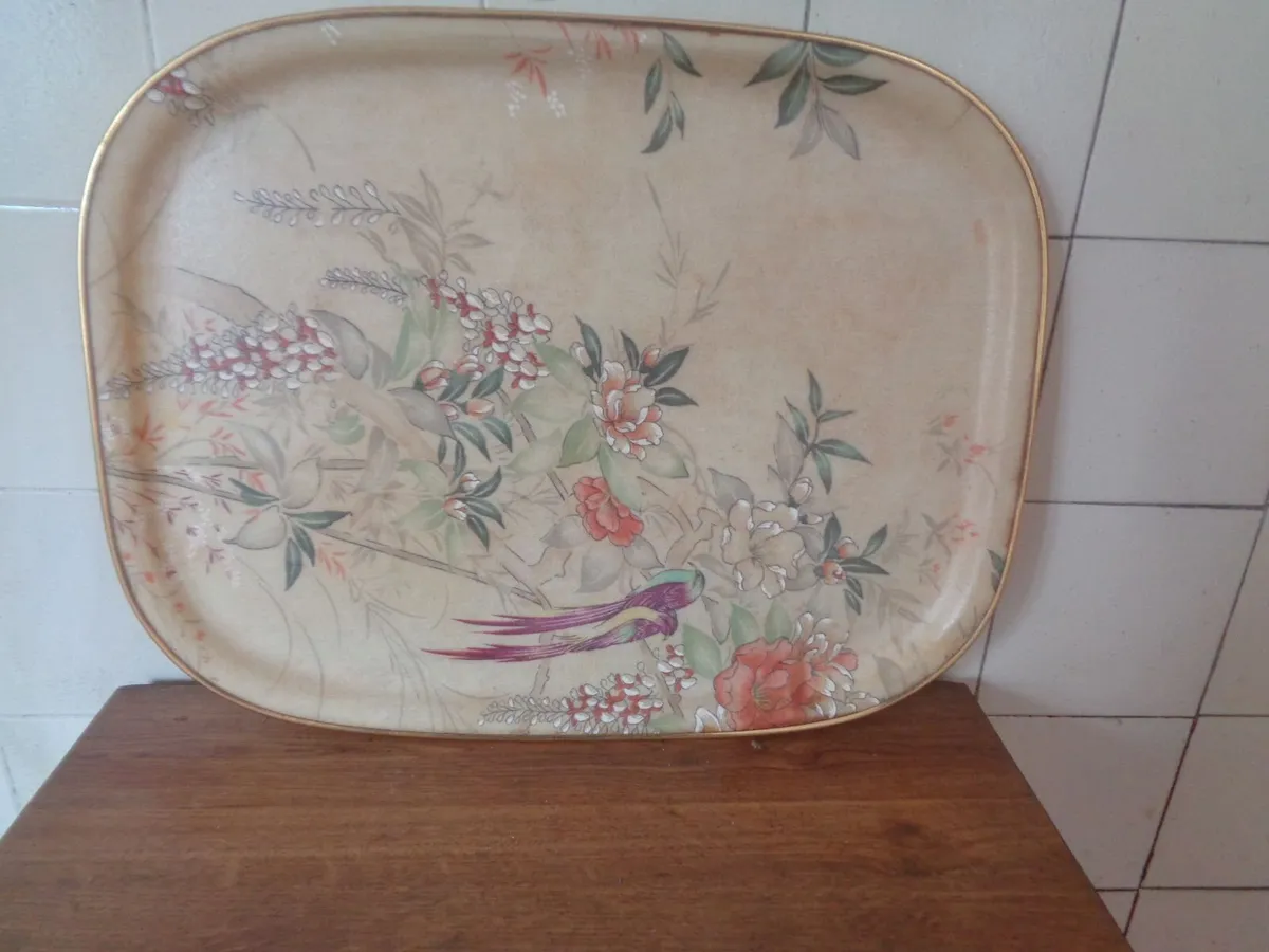 Vintage Melamine Tray for Sale - Image 1