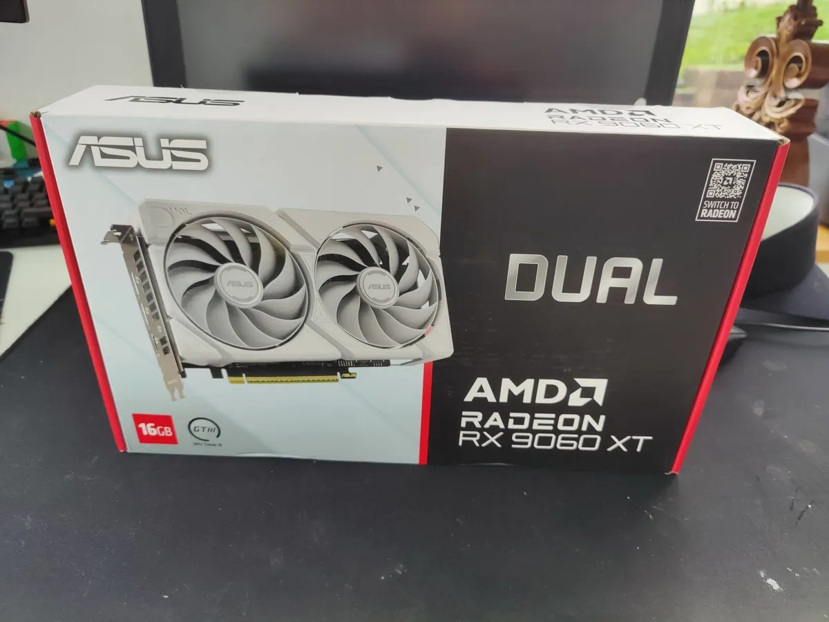 Brand new Radeon RX 9060 XT 16GB GDDR7white - Image 1