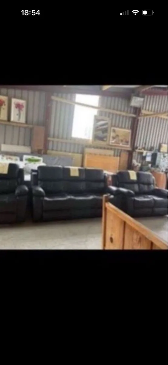 Brand new recliner leather suites 3 colours - Image 4