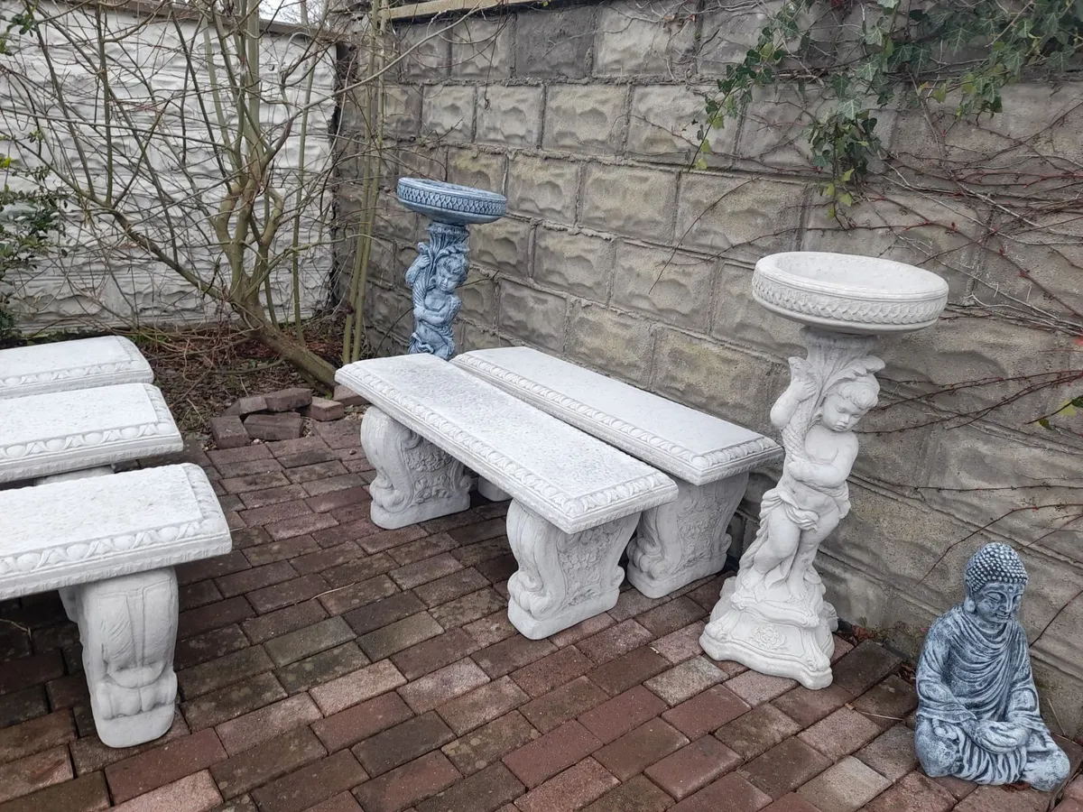 Angel Bird Bath - Brand New - only 85 - Image 3