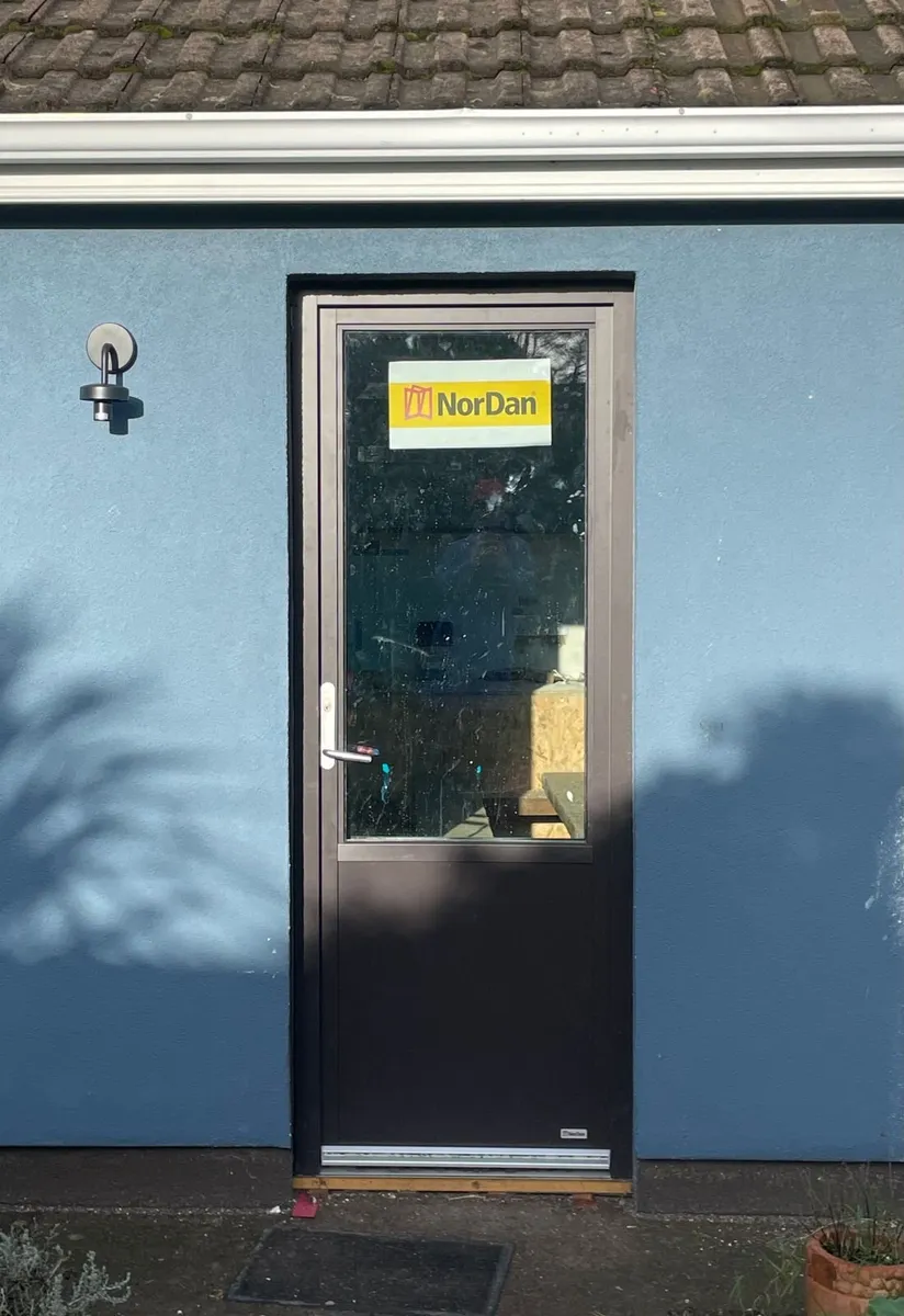 Triple glazed Nordan exterior door (new) - Image 1