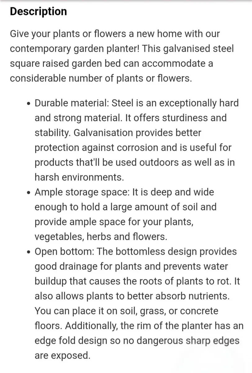 Garden planter bed - Image 3