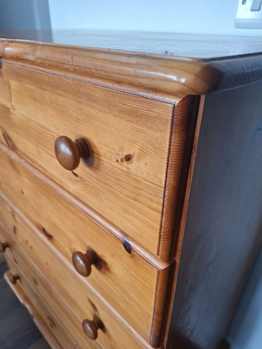 Solid Pine Chest of Drawers - Image 2