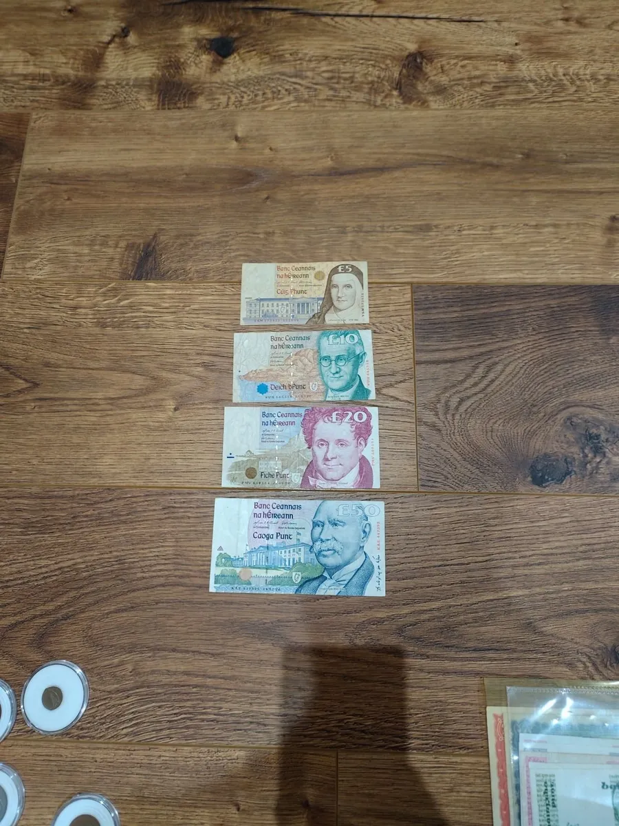Irish Bank notes and coins - Image 3