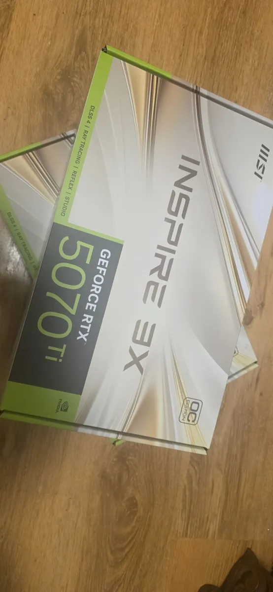 GPU new rtx 5070ti msi inspire 3x - Image 1