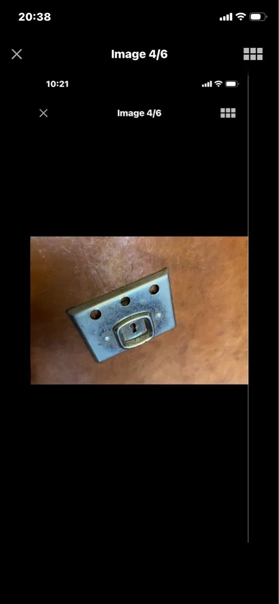 Vintage Leather Laptop Bag/ Briefcase - Image 4