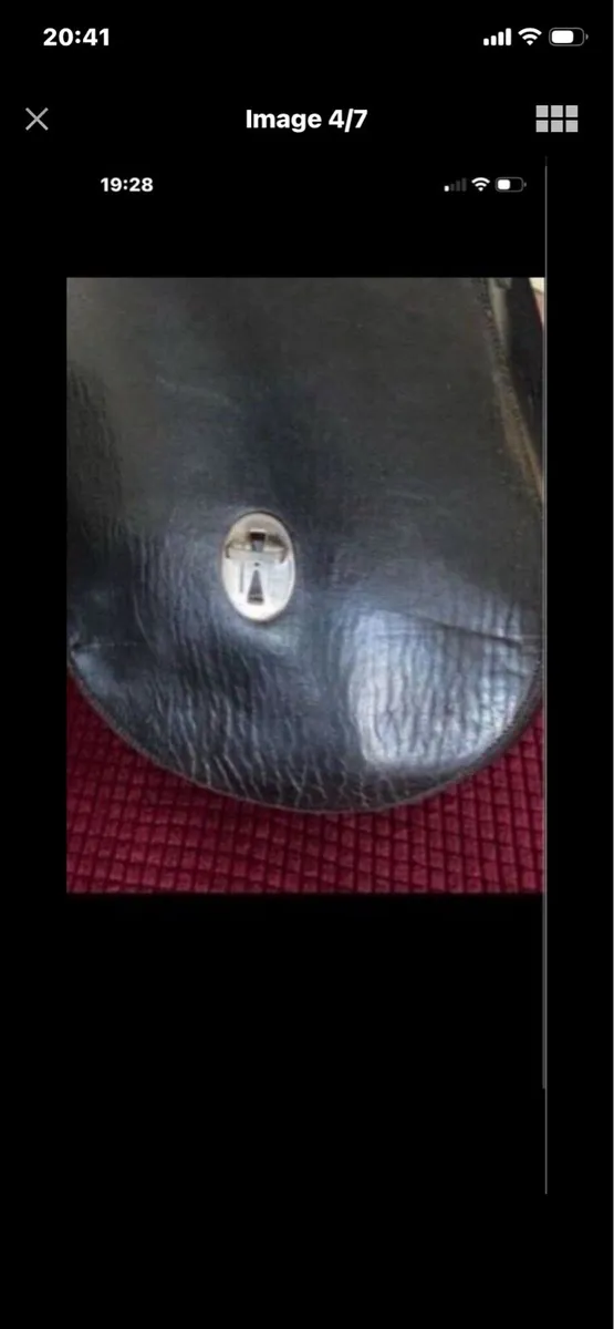 Vintage Leather Shoulder Bag - Image 4