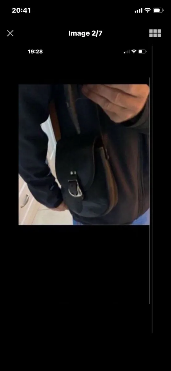 Vintage Leather Shoulder Bag - Image 2