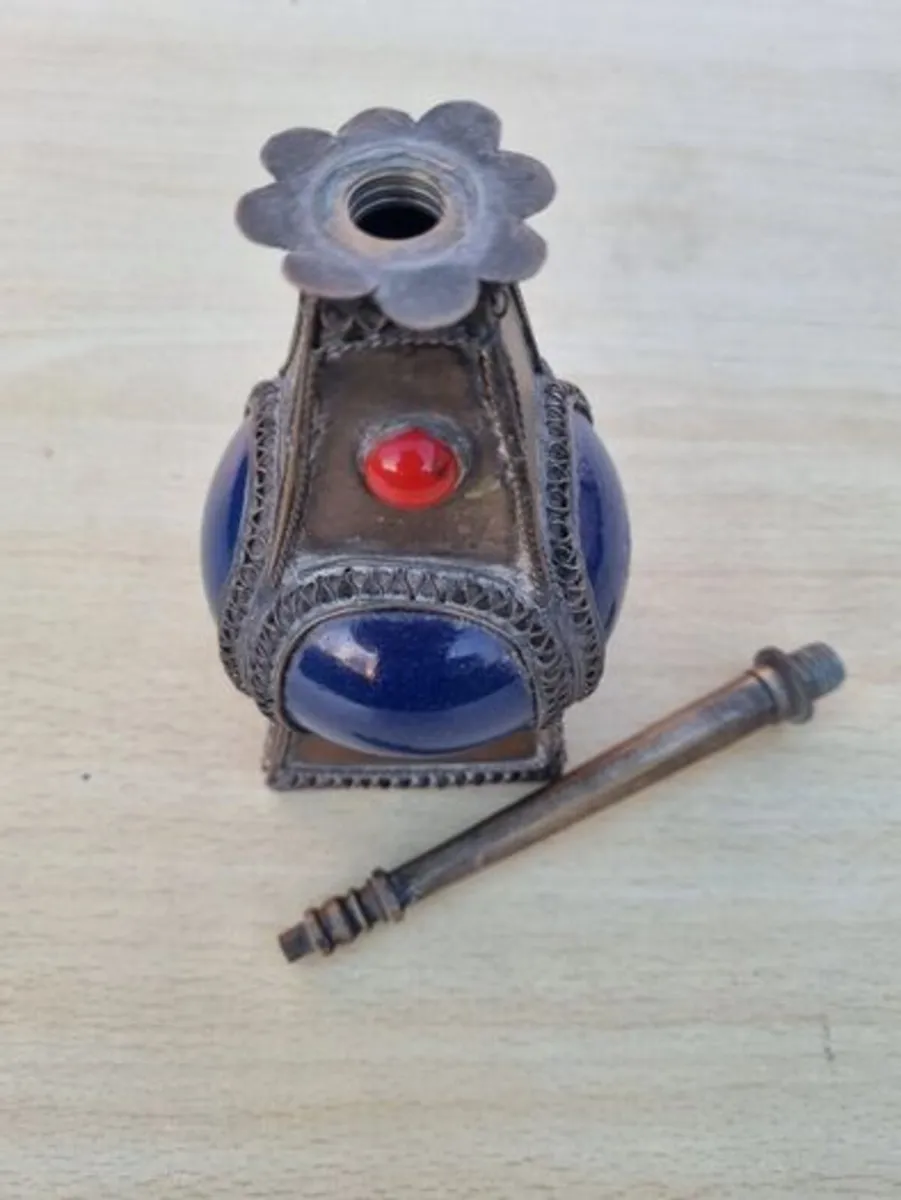 Beautiful Handmade Moroccan Vintage Perfume Bottle - Image 4