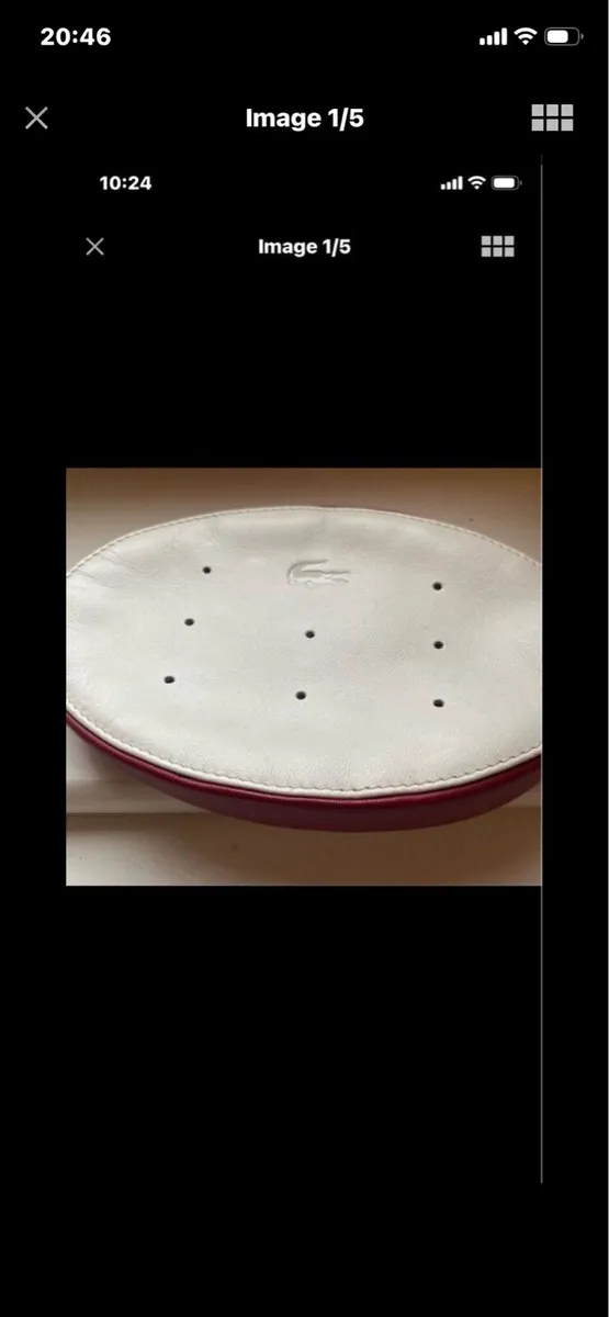 Lacoste Leather Perfume/ Toiletry Purse - Image 1