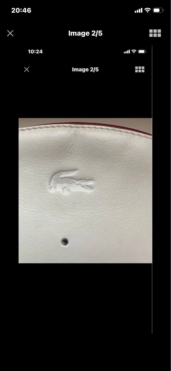 Lacoste Leather Perfume/ Toiletry Purse - Image 2