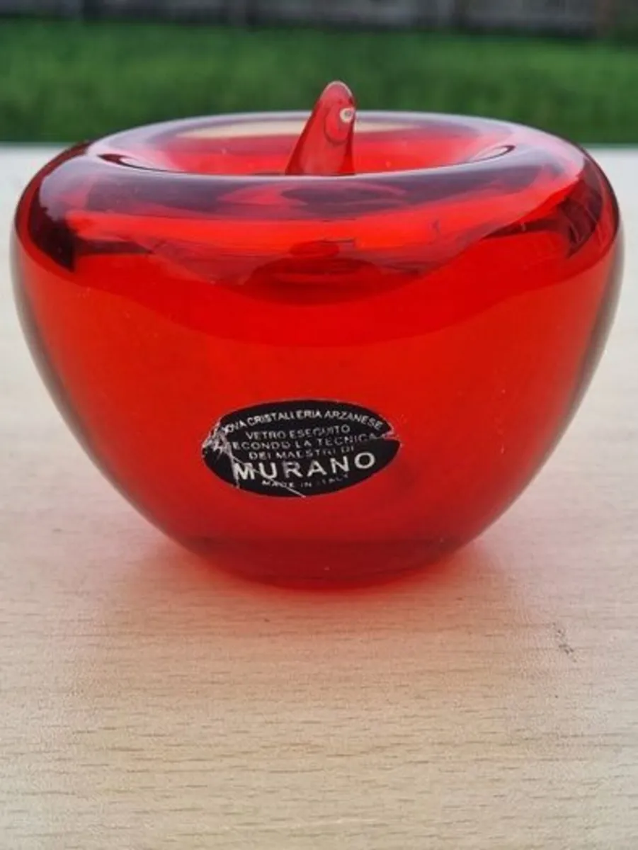 Murano glass apple - Image 1