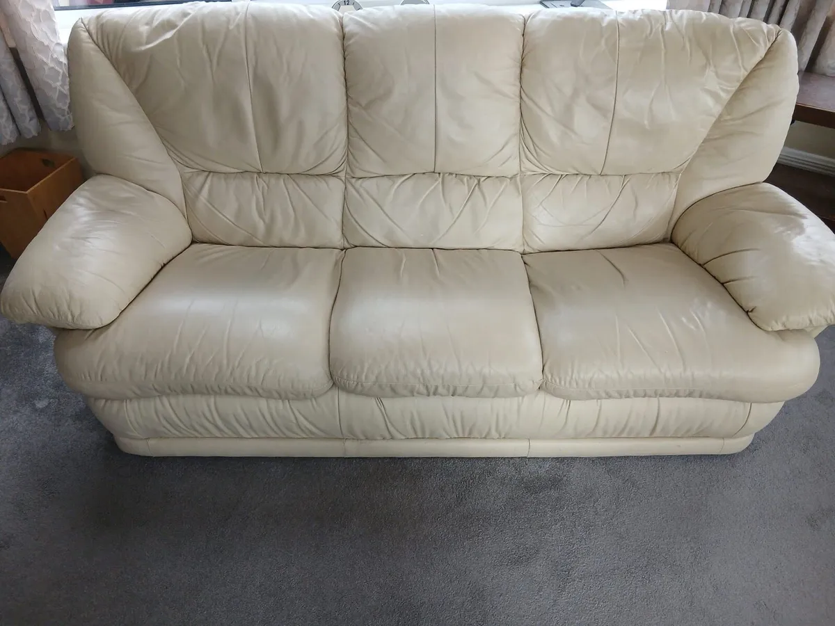 Leather sofas - Image 1