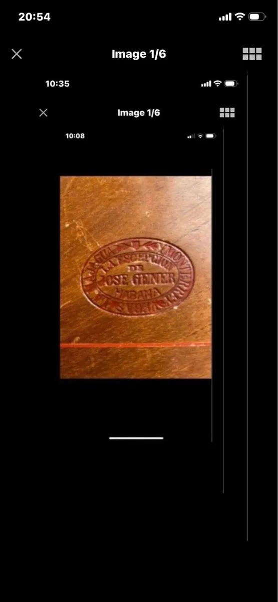 Vintage Timber Cigar Box - Image 2