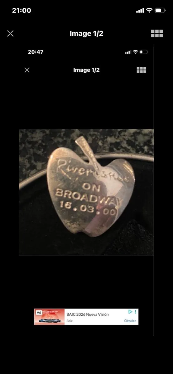 Very Rare Riverdance Broadway Silver Brooch - Image 1