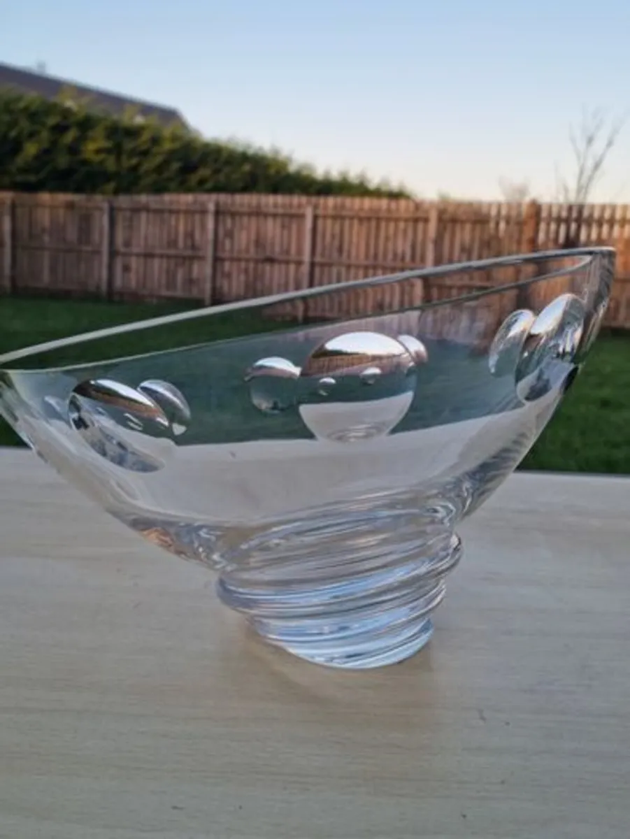 Bohemia glass big bowl - Image 1