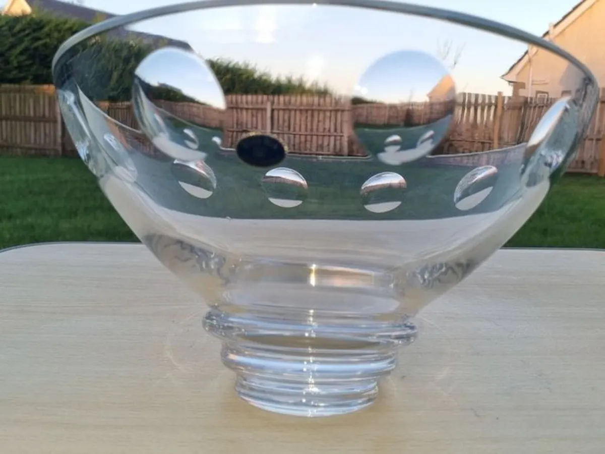 Bohemia glass big bowl - Image 3