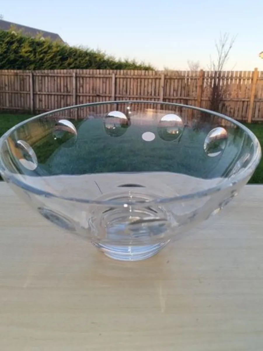 Bohemia glass big bowl - Image 4