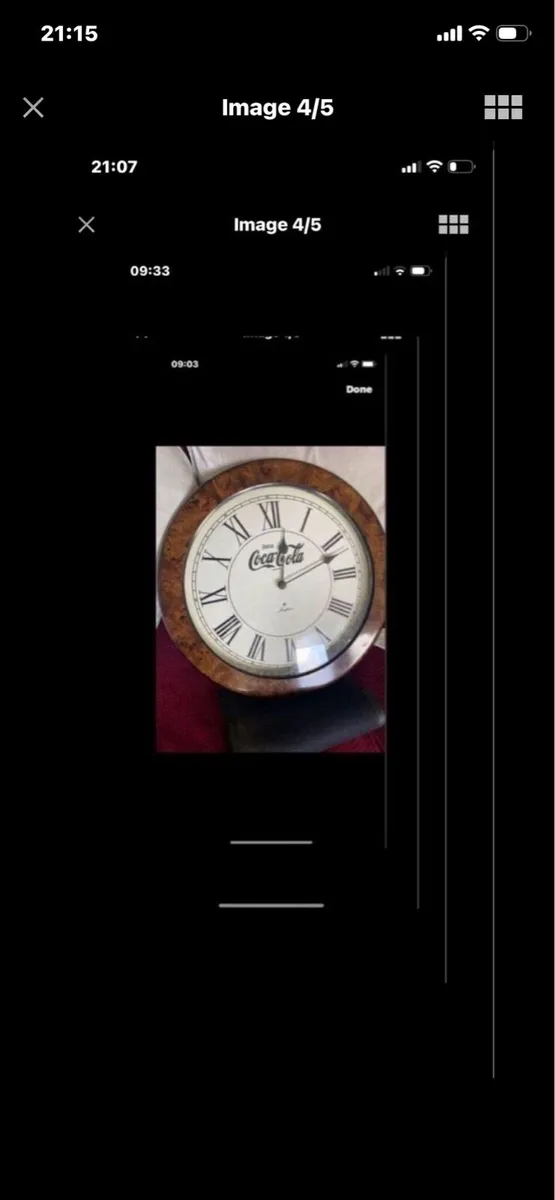 Art Deco Style Coca Cola Clock - Image 4