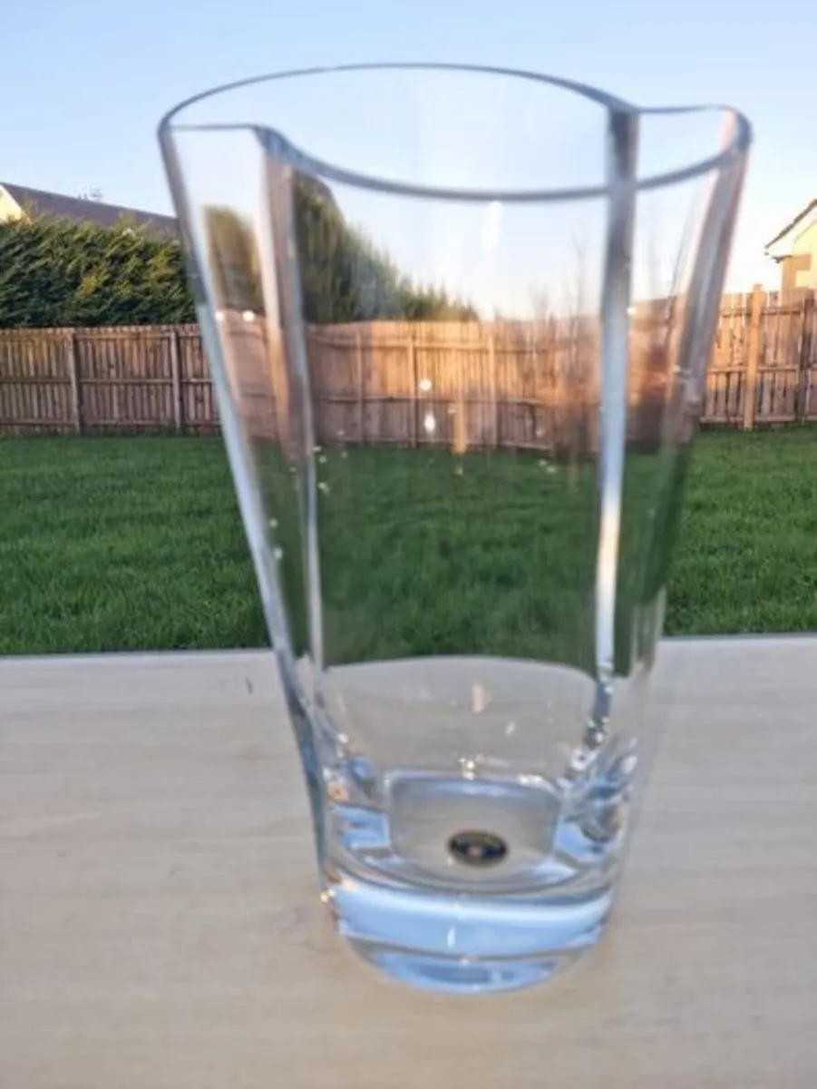 Bohemia art glass vase - Image 1