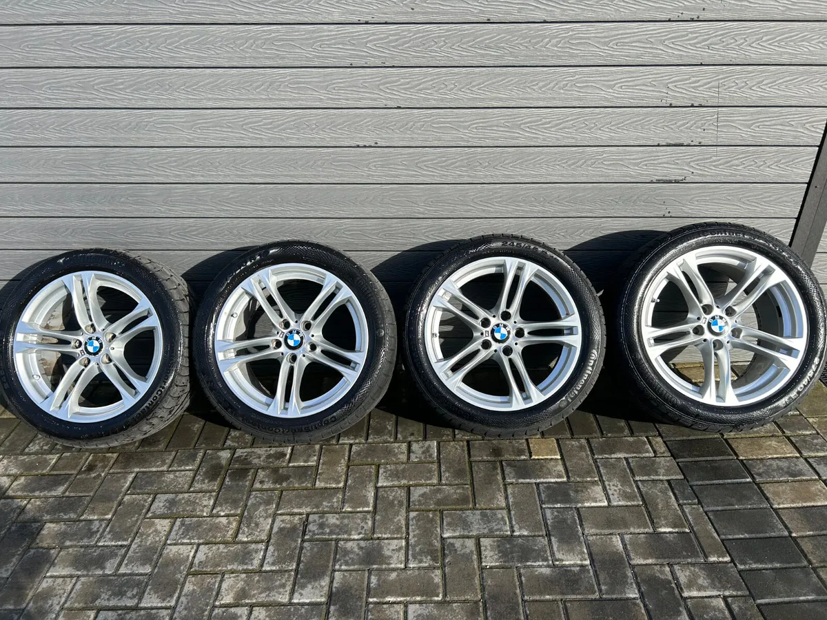 18” GENUINE BMW F10 ALLOY WHEELS & TYRES - Image 2