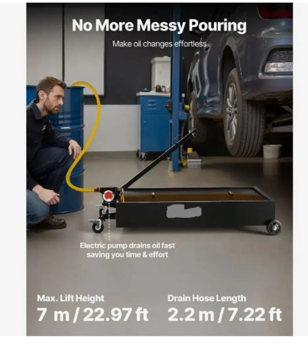 Low Profile Oil Drain Pan, 75.7 L Capacity - Image 2