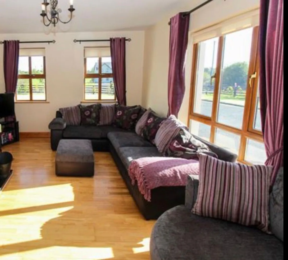 Purple Velvet Curtains - Image 1