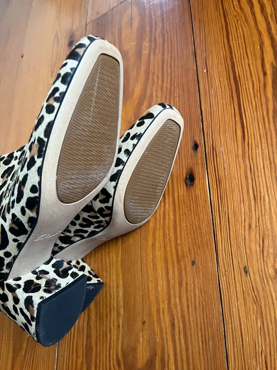 Clark’s Leopard print ankle boots - Image 3
