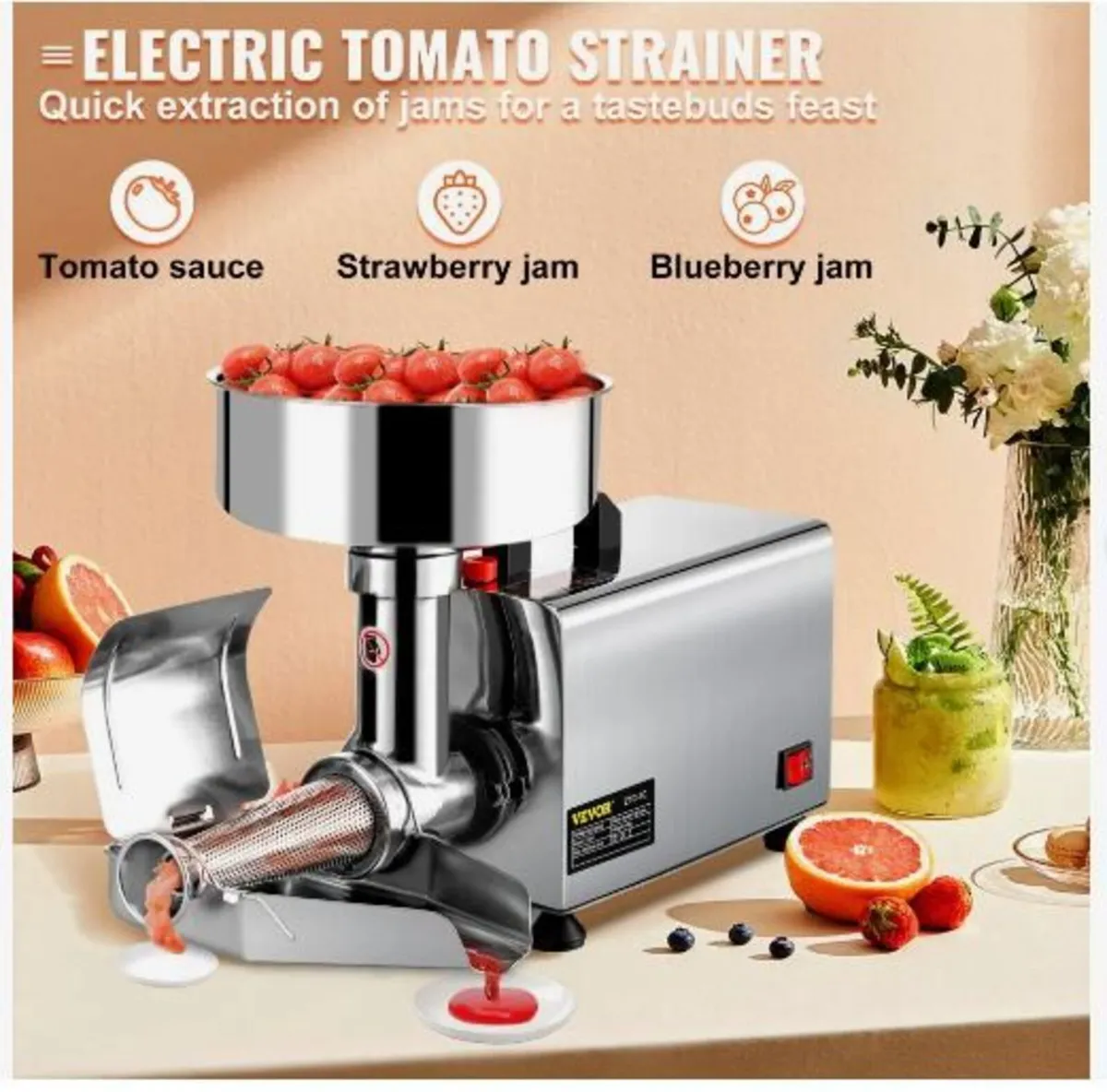 Electric Tomato Strainer 370W - Image 2