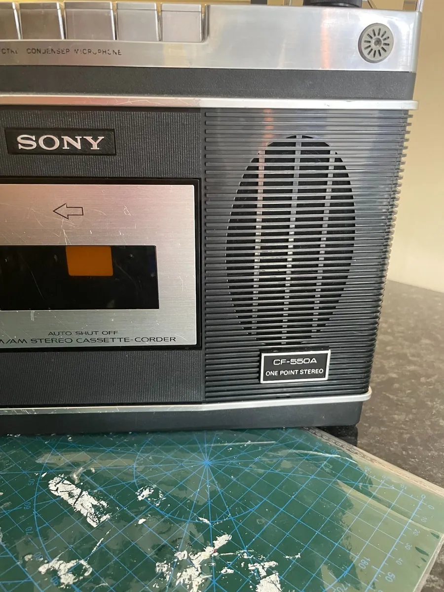Vintage Sony Cassette player/ Radio - Image 3
