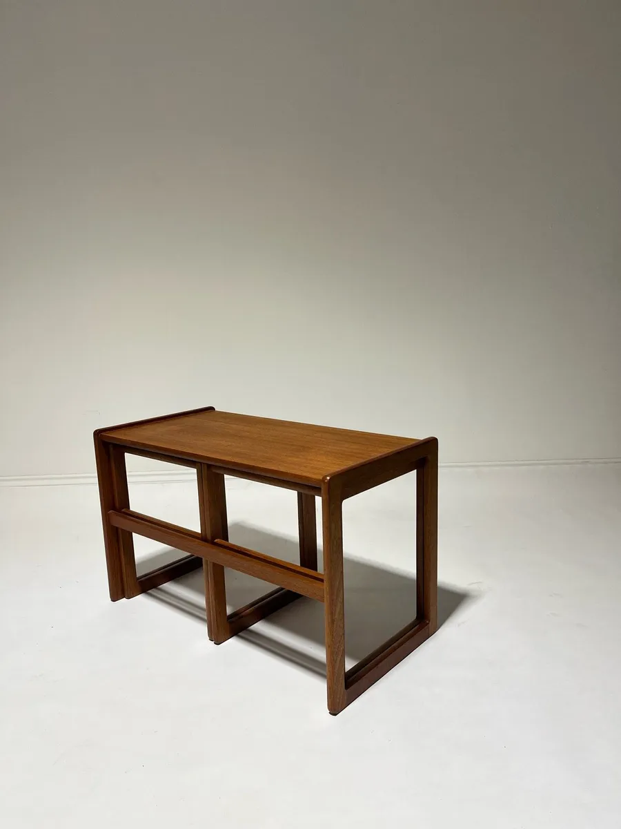 Danish mid century table nest - Image 3