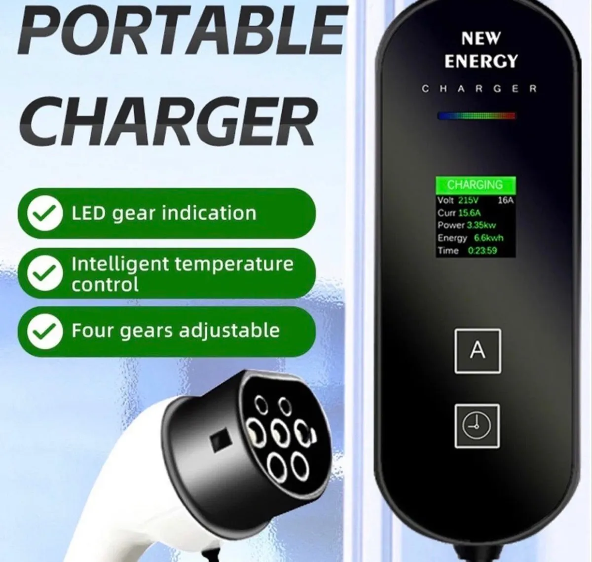 NEW EV Charging Cable Type 2 Car Charger Up to 13A - Image 4