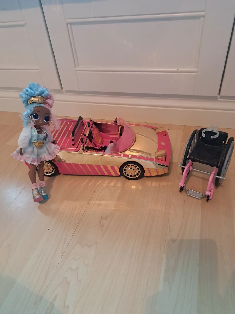 LOL Doll, LOL Car and Wheelchair - Image 1