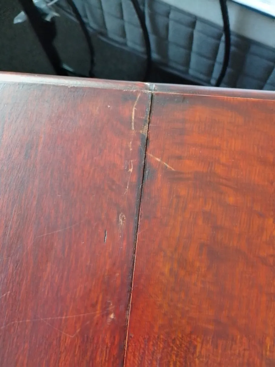 MAHOGANY DROP LEAF TABLE - Image 3