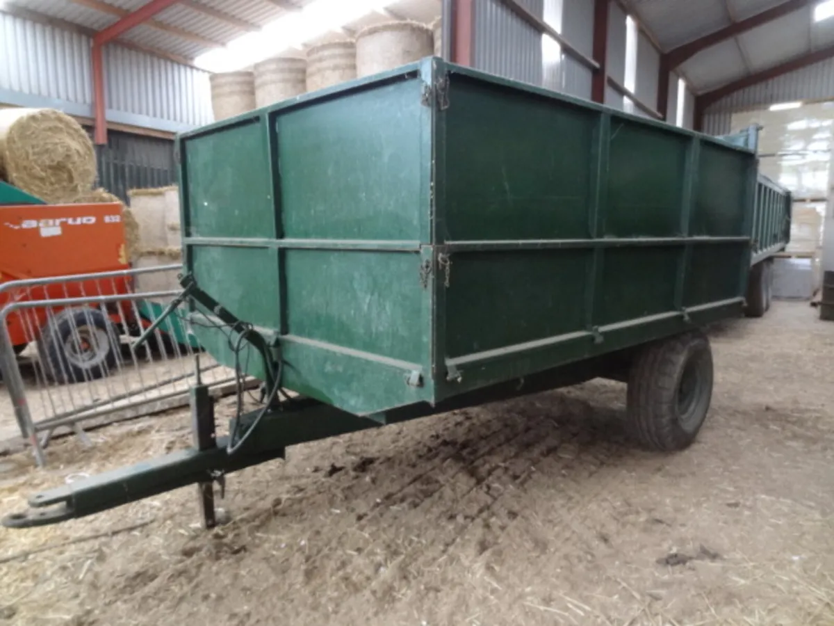 Fraser 3 Ton Dropside Grain Tipping Trailer - Image 1