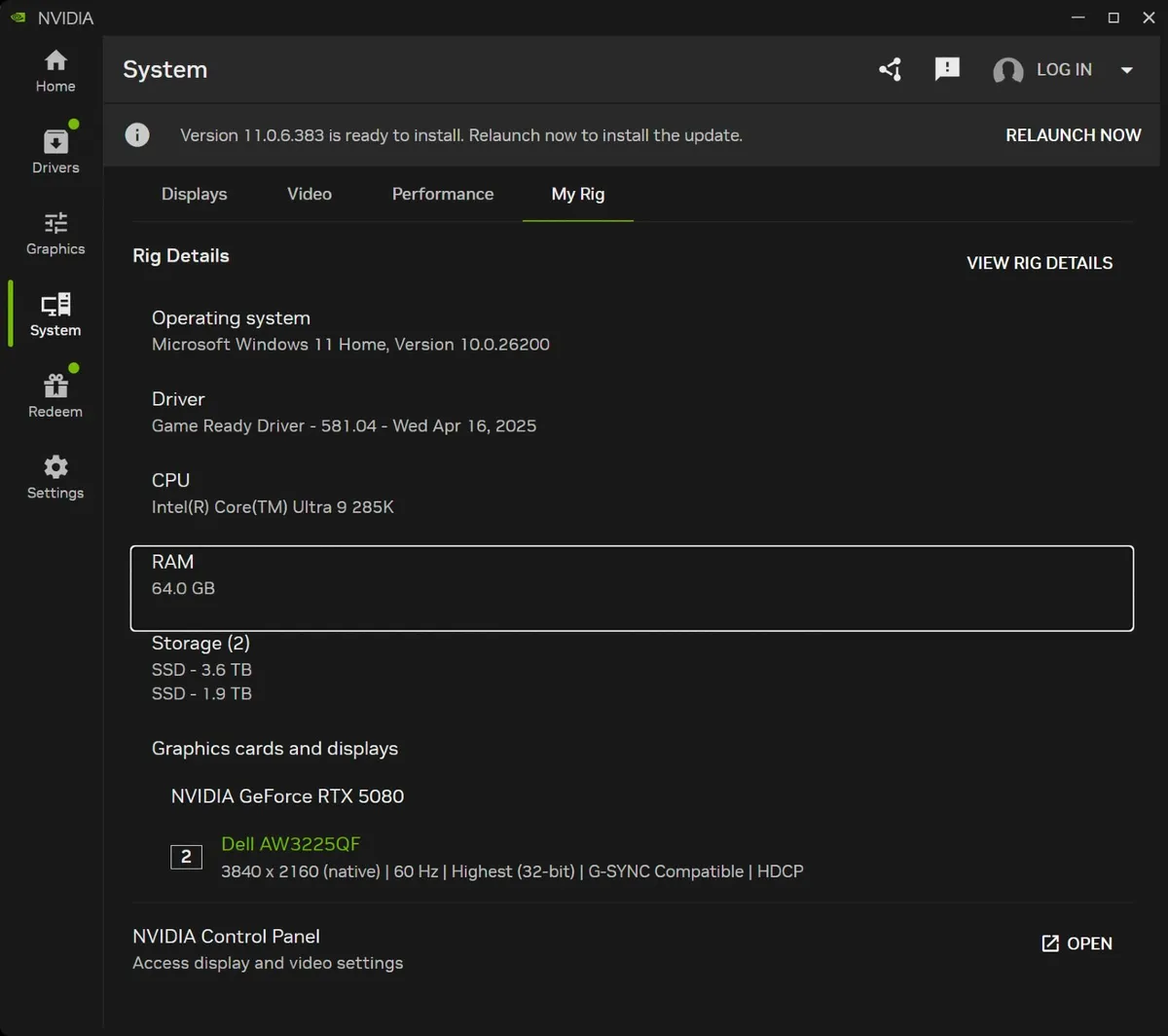Dell Alienware ACT1250 Gaming PC, RTX 5080, 6TB - Image 2