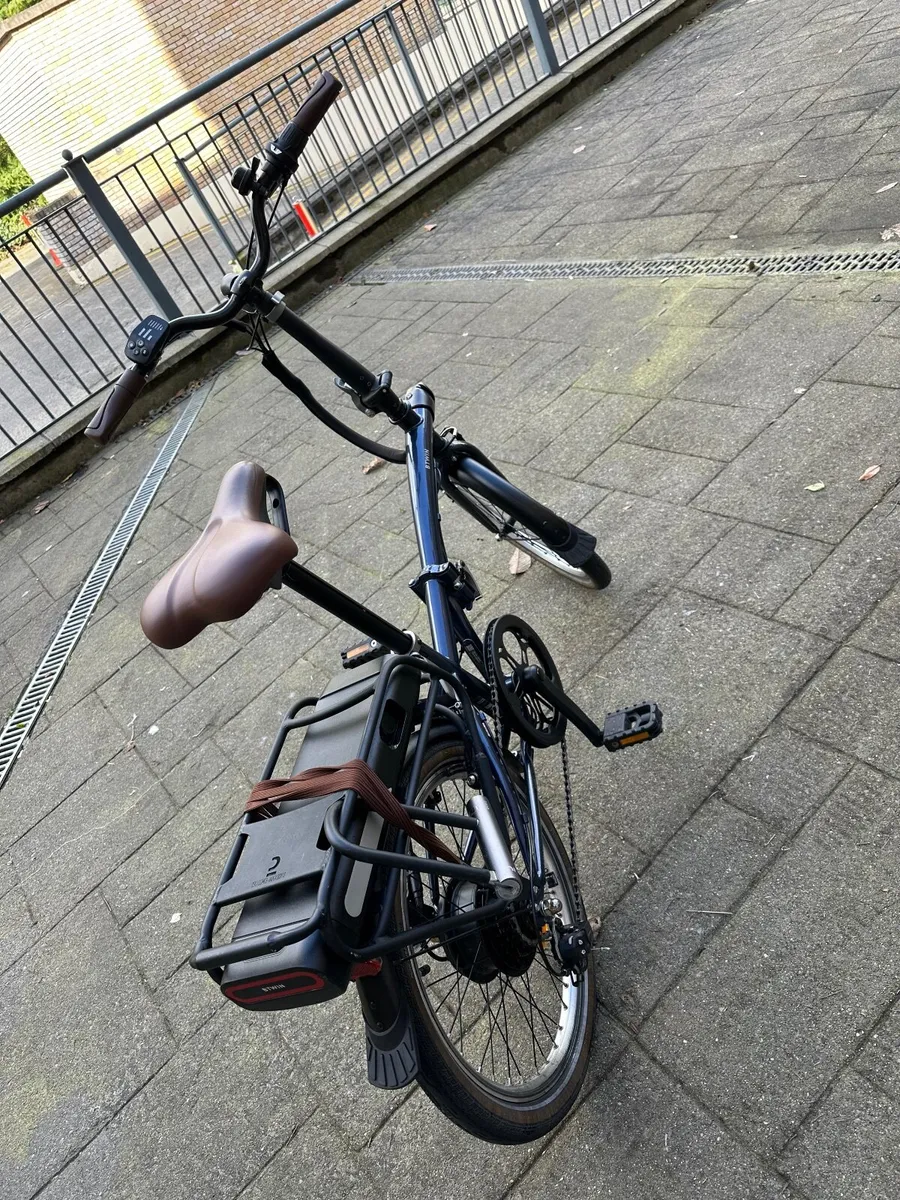 B'TWIN Foldable Electric Bike + Full Accessory Bun - Image 2