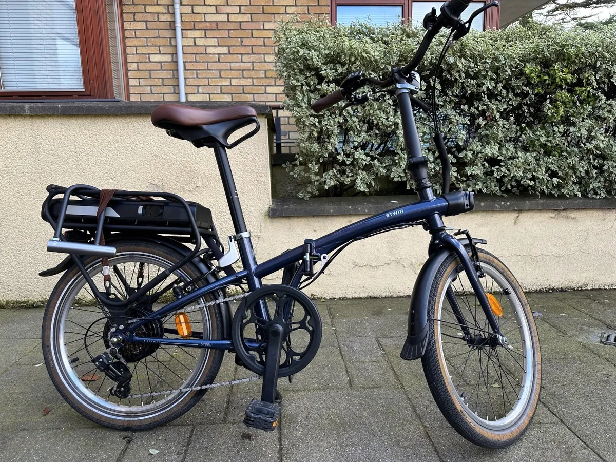 B'TWIN Foldable Electric Bike + Full Accessory Bun - Image 1