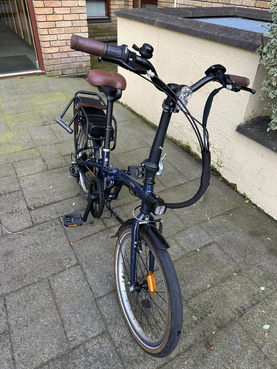 B'TWIN Foldable Electric Bike + Full Accessory Bun - Image 4