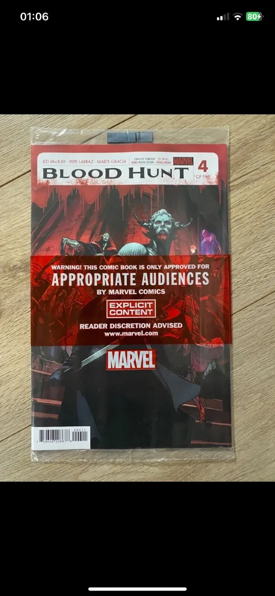 Blood Hunt Red Band #1-5 Sealed In Bag Full Set - Image 4