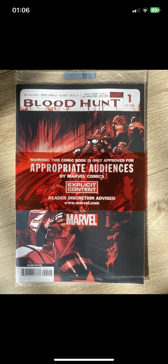 Blood Hunt Red Band #1-5 Sealed In Bag Full Set - Image 1