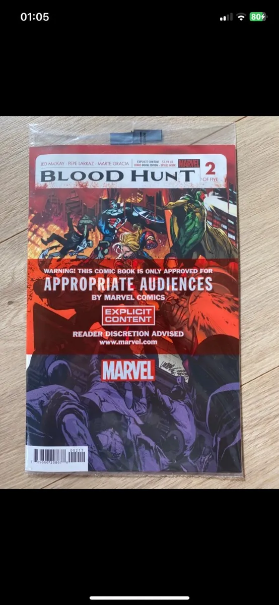 Blood Hunt Red Band #1-5 Sealed In Bag Full Set - Image 2