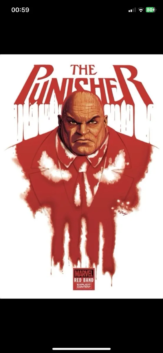 Punisher Red Band #5 1:25 Doaly Variant Polybagged