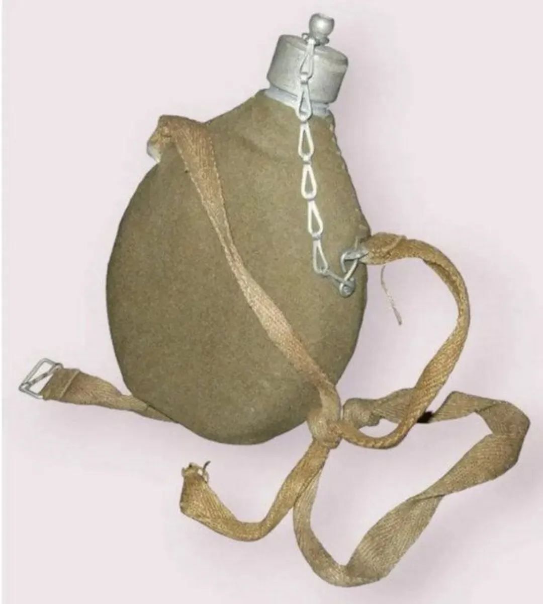 WWII Canteen with Wool Carrying Case - Image 4