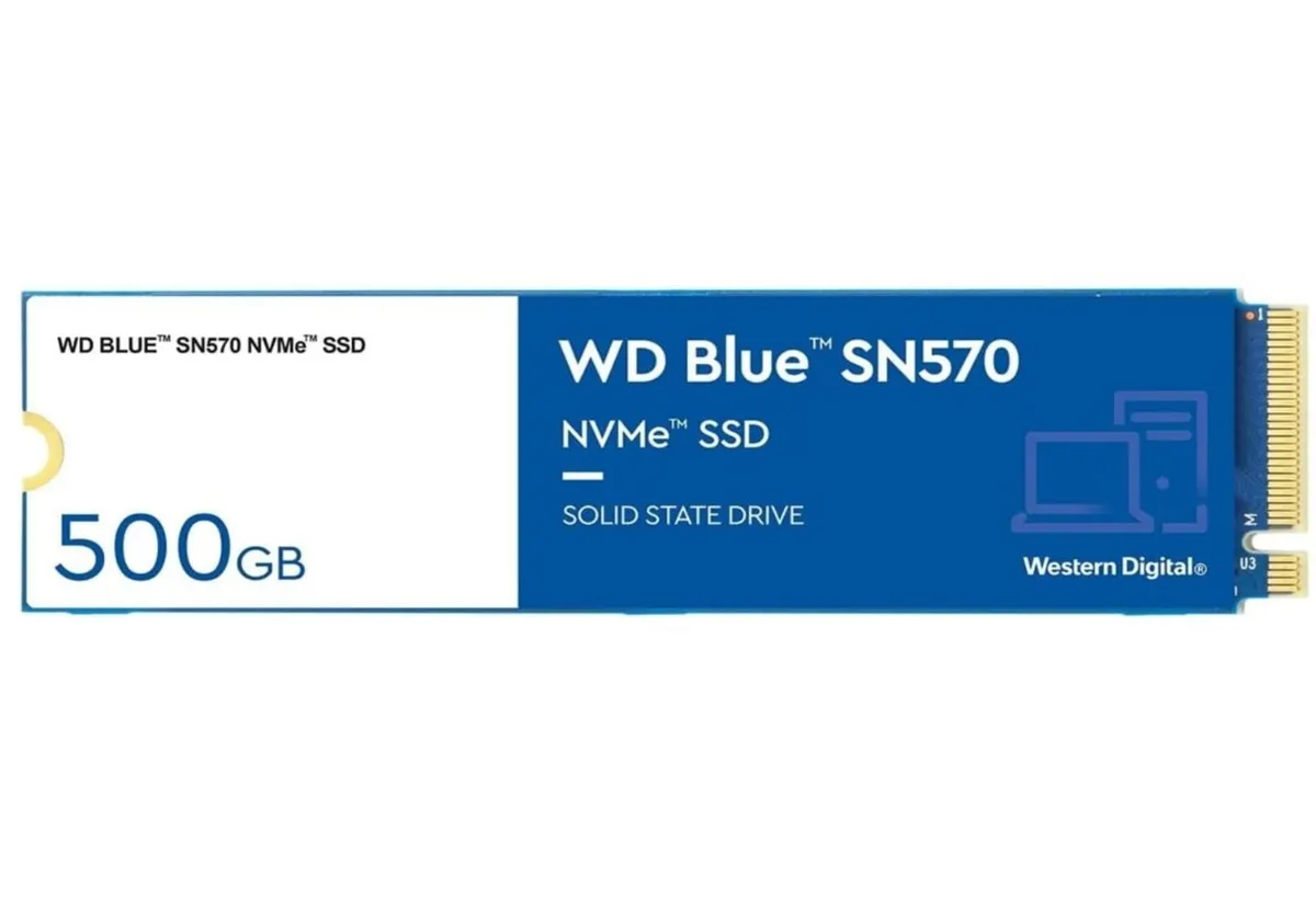SSD 500GB NVMe Gen 3 M.2 2280 3500 MB/s WD Blue - Image 1