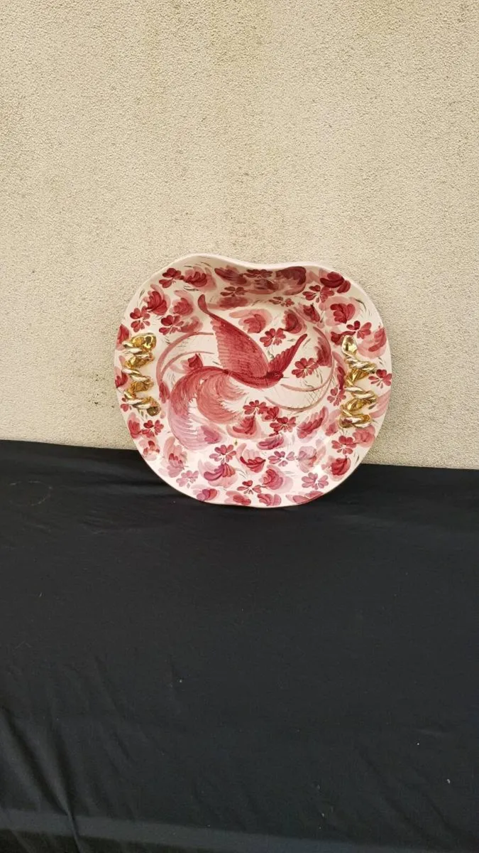 Bird red plate
