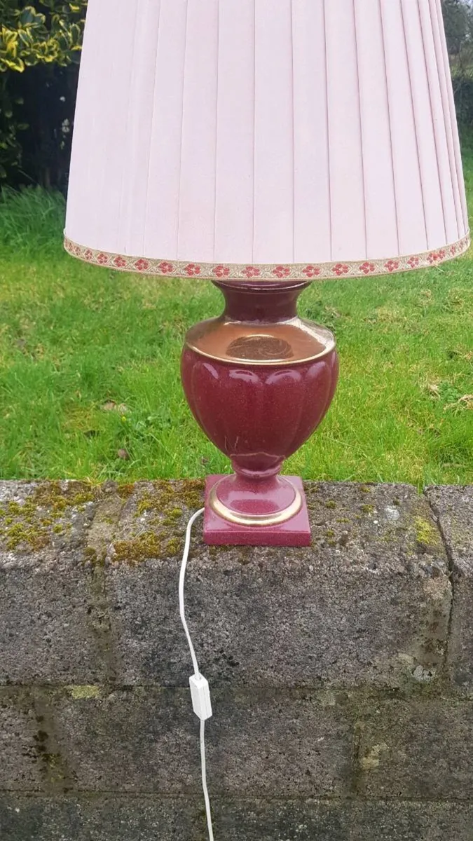 Red table lamp - Image 2