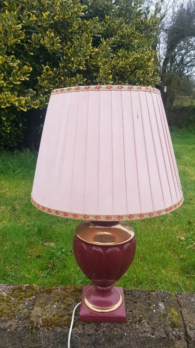 Red table lamp - Image 3