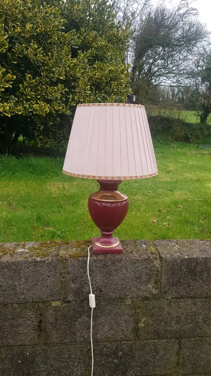 Red table lamp - Image 4
