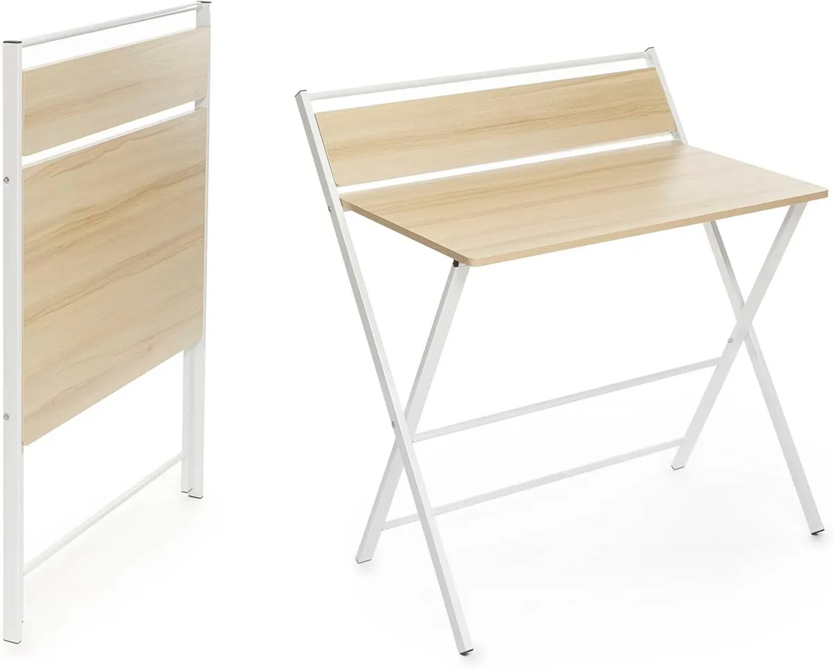 Folding Desk with Shelf Tablezy - Image 1